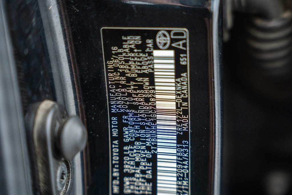 2016 Toyota Corolla LE