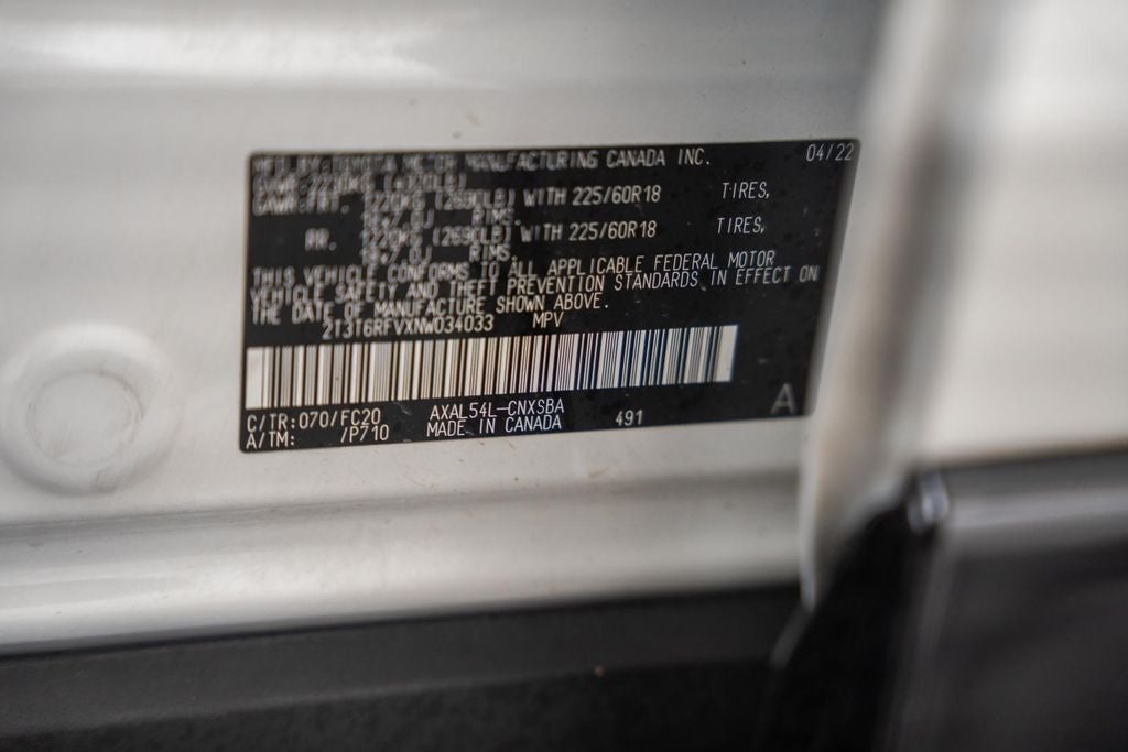 2022 Toyota RAV4 Hybrid SE