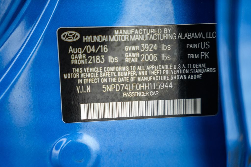 2017 Hyundai Elantra SE