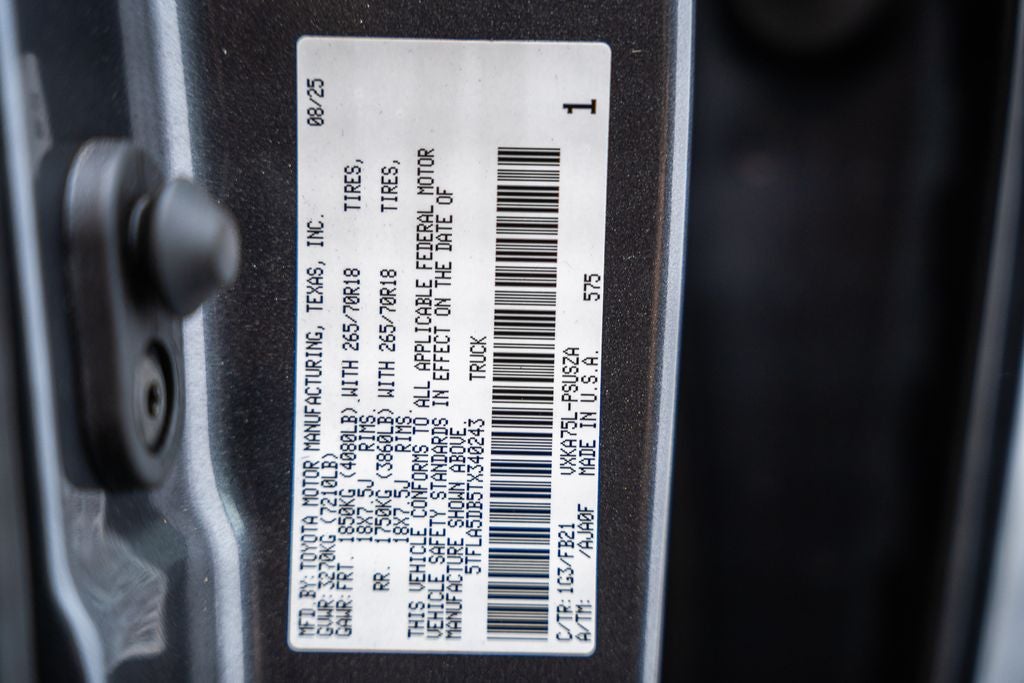 2026 Toyota Tundra SR5