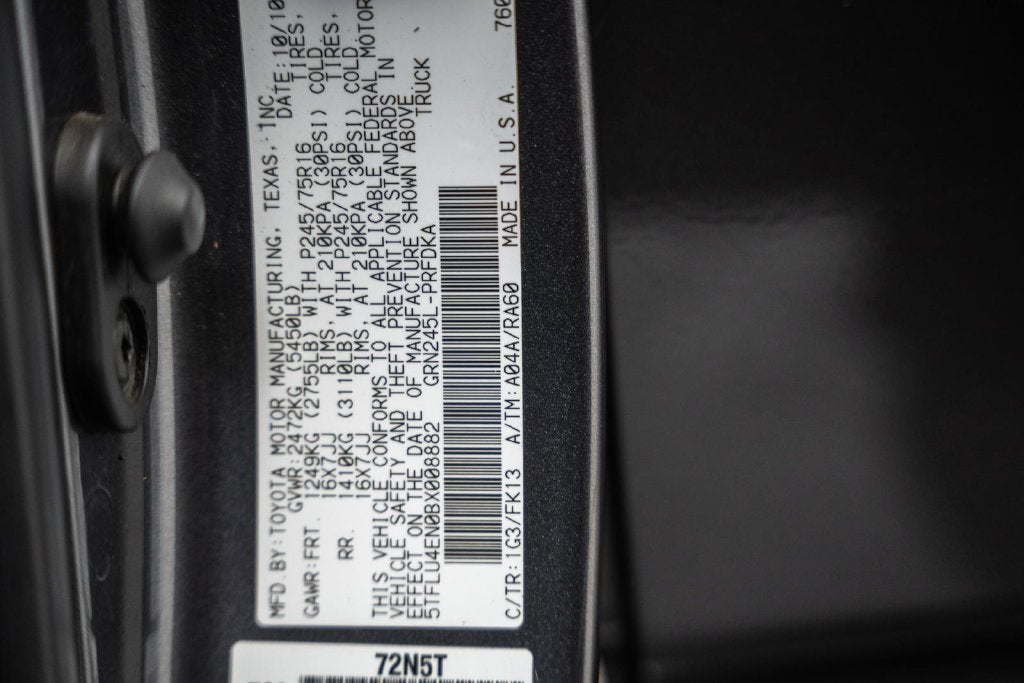 2011 Toyota Tacoma Base V6