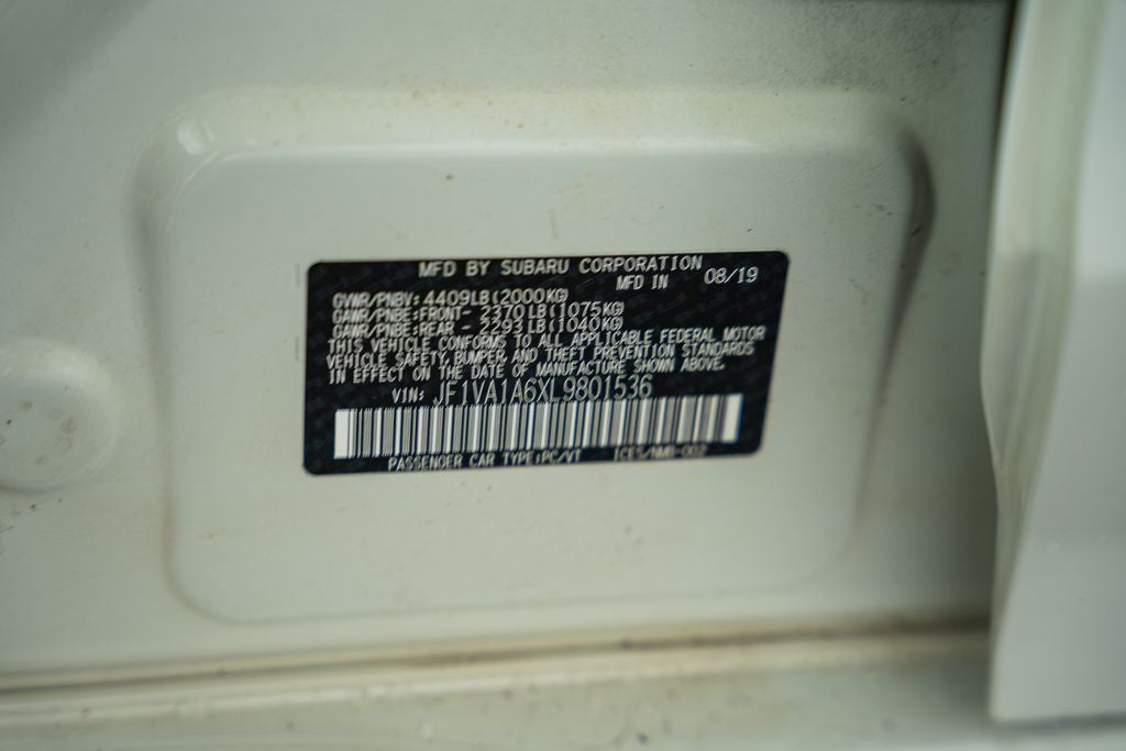 2020 Subaru WRX Base