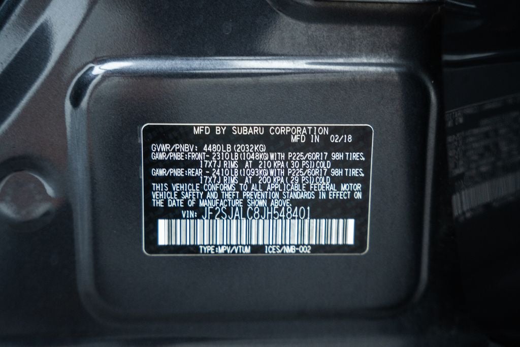 2018 Subaru Forester 2.5i Limited