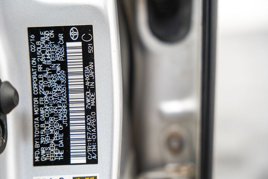 2016 Toyota Prius Two