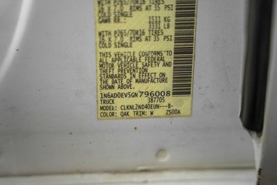 2016 Nissan Frontier SV