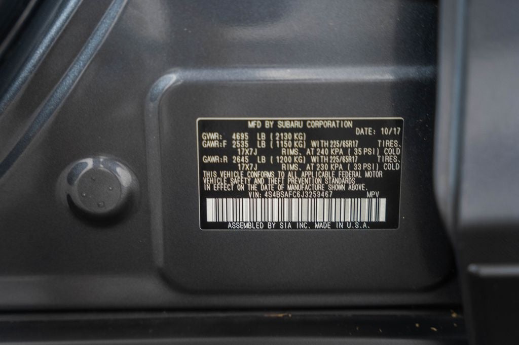 2018 Subaru Outback 2.5i Premium