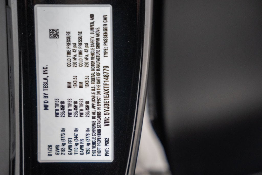 2026 Tesla Model 3 Premium
