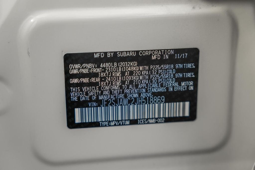 2018 Subaru Forester 2.5i Touring