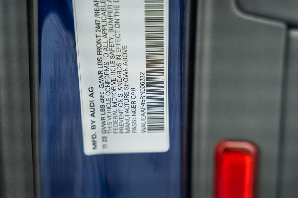 2024 Audi A4 45 S line Premium Plus quattro