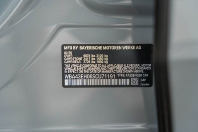 2025 BMW 7 Series 750e xDrive