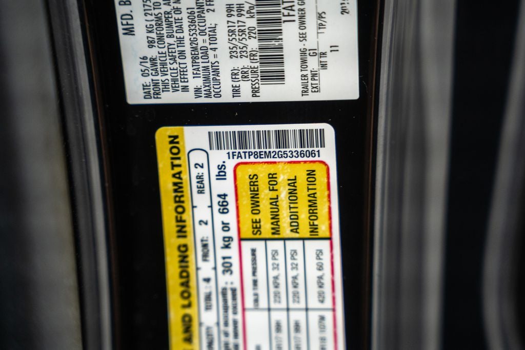 2016 Ford Mustang V6