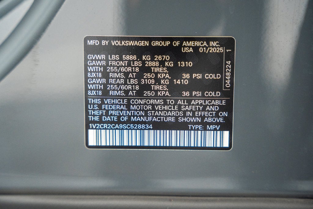 2025 Volkswagen Atlas 2.0T Peak Edition