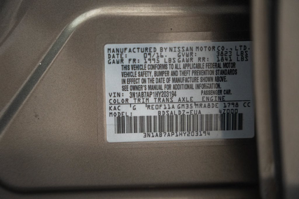 2017 Nissan Sentra SV