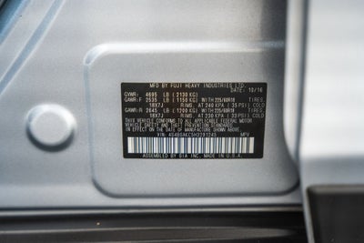 2017 Subaru Outback 2.5i Limited