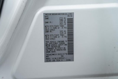 2015 Nissan Pathfinder Platinum