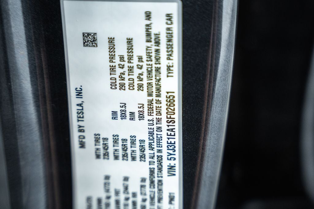 2025 Tesla Model 3 Long Range