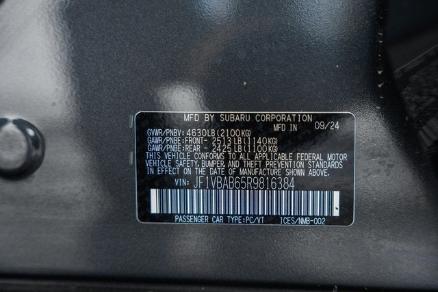 2024 Subaru WRX Base